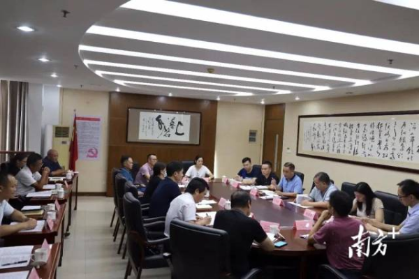 7月16日在河源市民政局召开“五社联动”动员座谈会。受访者供图