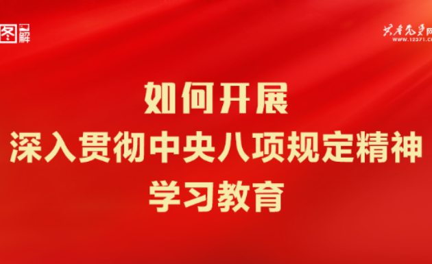 如何开展深入贯彻中央八项规定精神学习教育？一图了解这些重点！