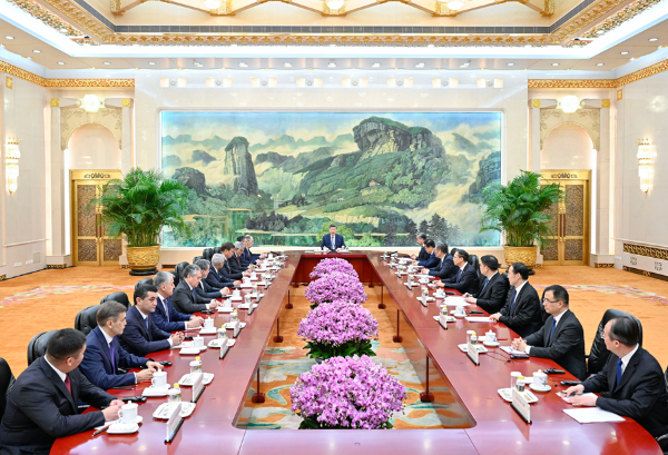 习近平集体会见上海合作组织成员国外长理事会会议外方代表团团长.jpg