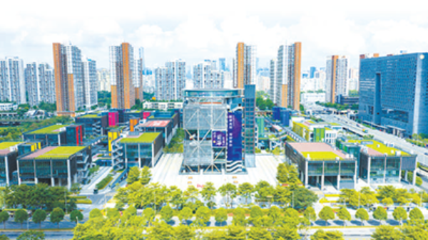 深圳国际人才创新街区地标“前海5号楼”（资料图片）。.png